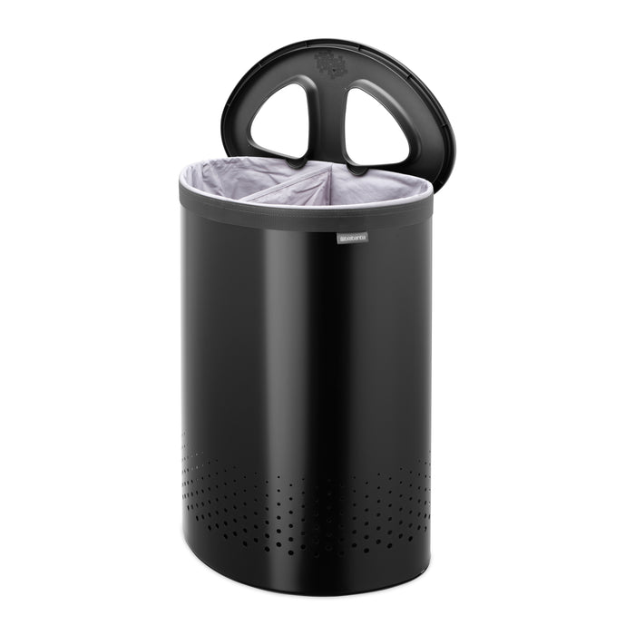 Brabantia Wasbox met Twee Vakken 55 L - Zwart