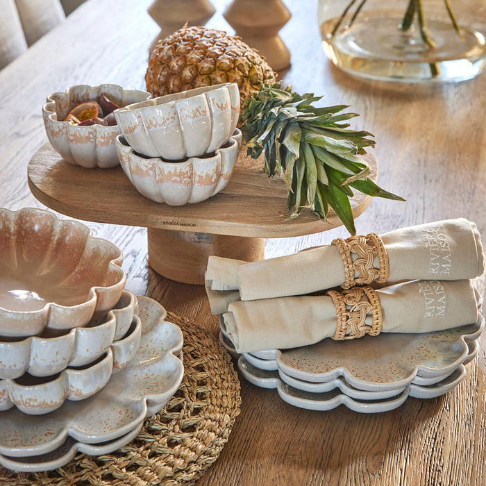 Riviera Maison Stoffen servetten set - Whisper Flax