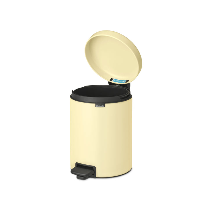 Brabantia NewIcon Pedaalemmer 5 Liter - Mellow Yellow