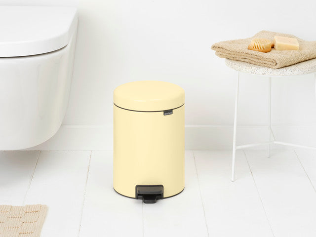 Brabantia NewIcon Pedaalemmer 5 Liter - Mellow Yellow