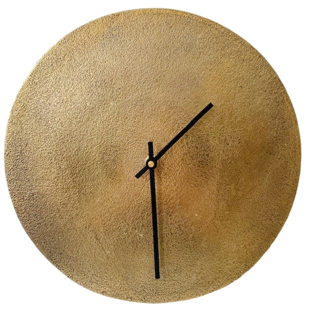 Reliving Wandklok Geborsteld Goud Metaal 26 Cm Tafelklok Salt And