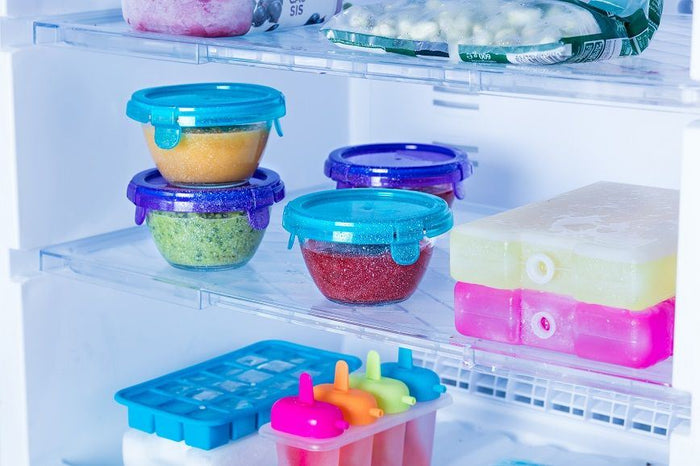 Pyrex - Baby Voedselcontainer, Rond, 0.2 L, Glas, Blauw - Pyrex | My F