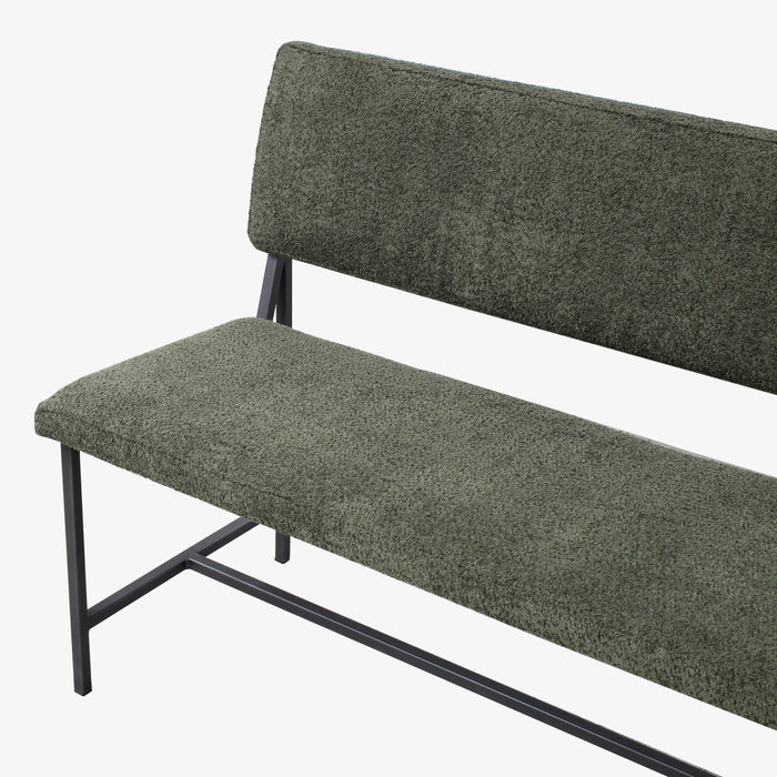 by fonQ Spare Eetkamerbank - B 160 cm - Winter Moss