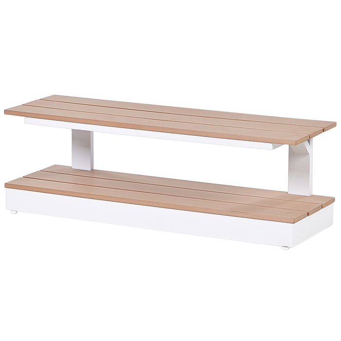 Beliani - MISSANELLO - Loungeset - Beige - Aluminium|Polyester