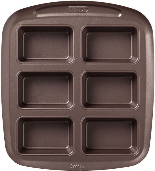 Pyrex - Bakplaat voor 6 Mini Cakevormpjes - Pyrex | Asimetria