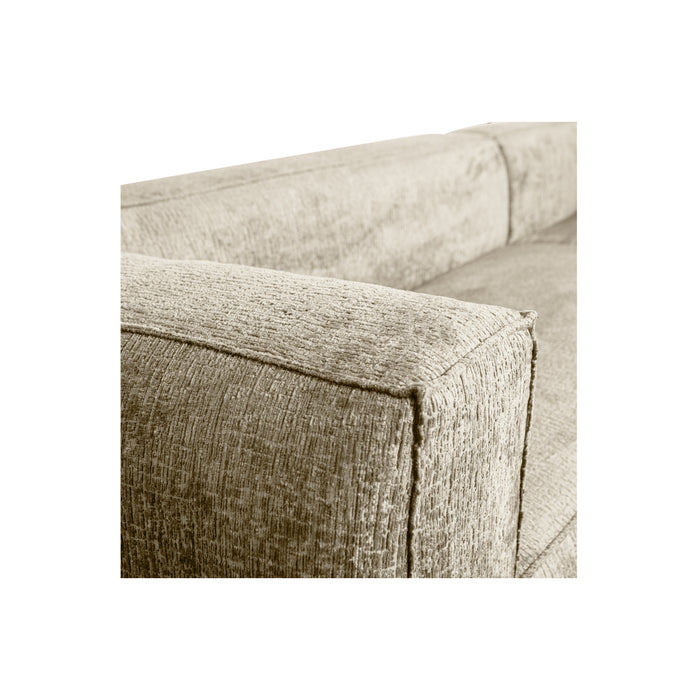 WOOOD Bean Hoekbank met Chaise Longue Rechts - Velvet - Buttermilk