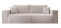 NADUVI Collection Galine 3-zitsbank met Slaapfunctie - Boucle - Crème