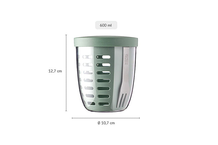 Fruit-& Veggie pot Ellipse - Nordic black