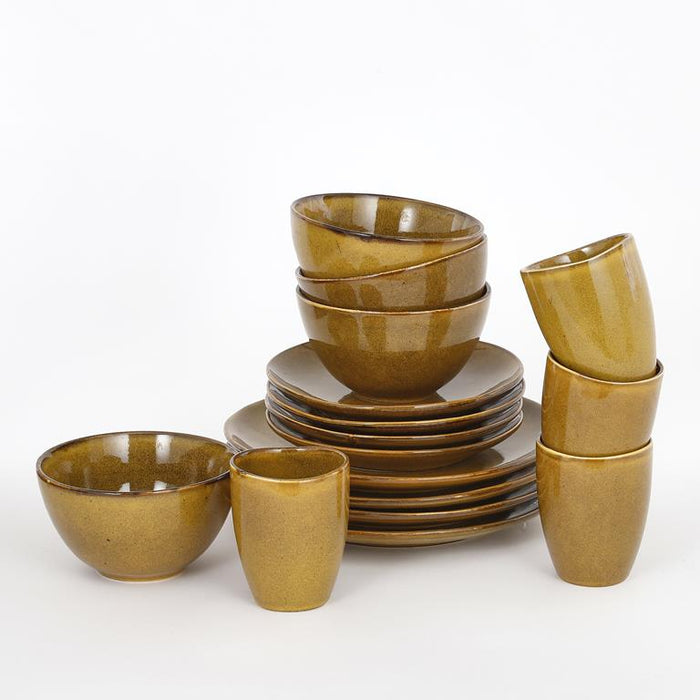 Mica Decorations Tabo Serviesset 16-delig - Oker