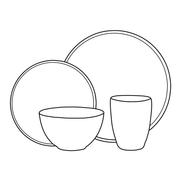 Mica Decorations Tabo Serviesset 16-delig - Oker