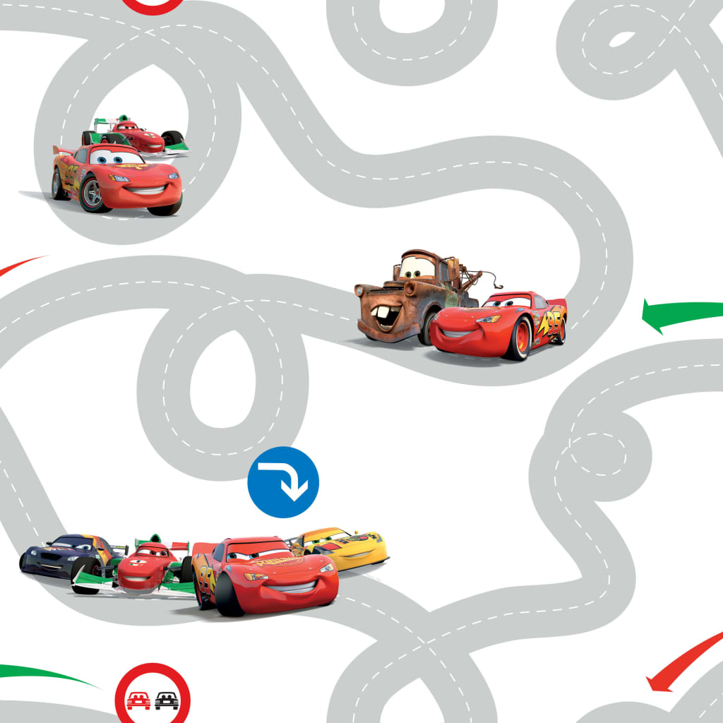Noordwand Kids at Home Behang Cars Racetrack meerkleurig DF72599