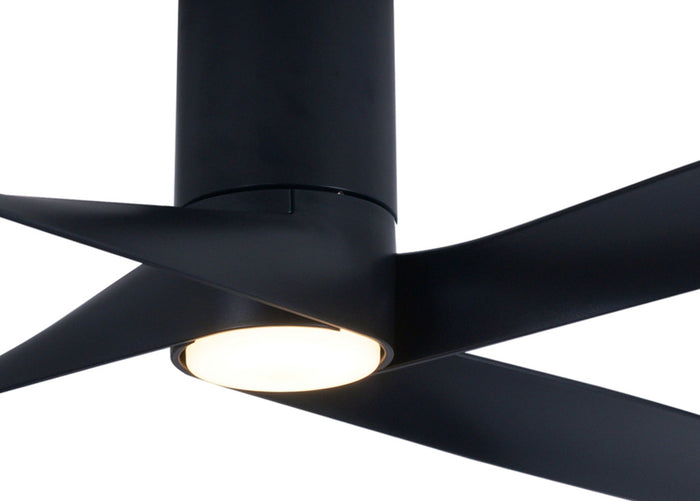 Lucci Air Plafondventilator Riviera Zwart 12Watt Led Ø 132cm Incl.