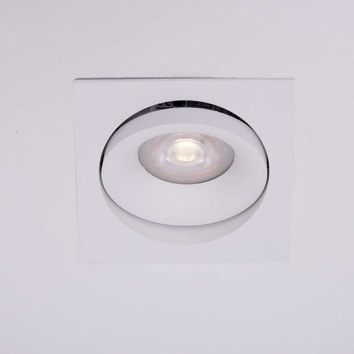 Artdelight Inbouwspot Vierkant Kantelbaar Wit GU-10
