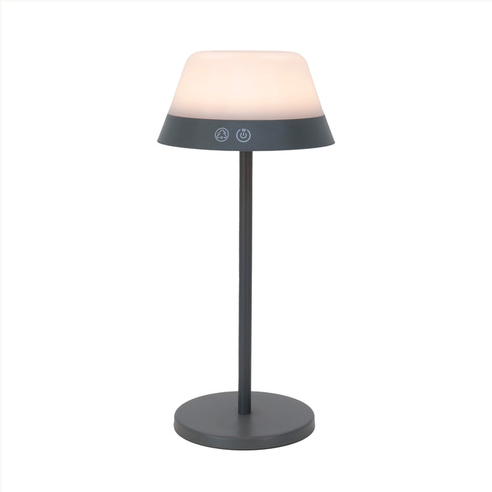 EGLO Meggiano Tafellamp - 32 cm - Grijs|Wit