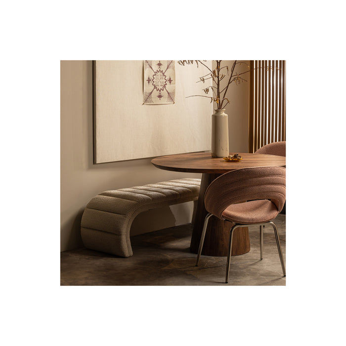WOOOD Traffic Bankje - Polyester - Naturel - 47x160x47