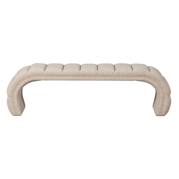 WOOOD Traffic Bankje - Polyester - Naturel - 47x160x47