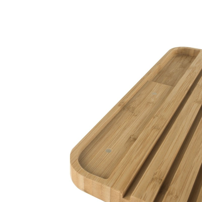 Broodplank met Mes, 2-delige Set, Bamboe, 36 cm - Pebbly