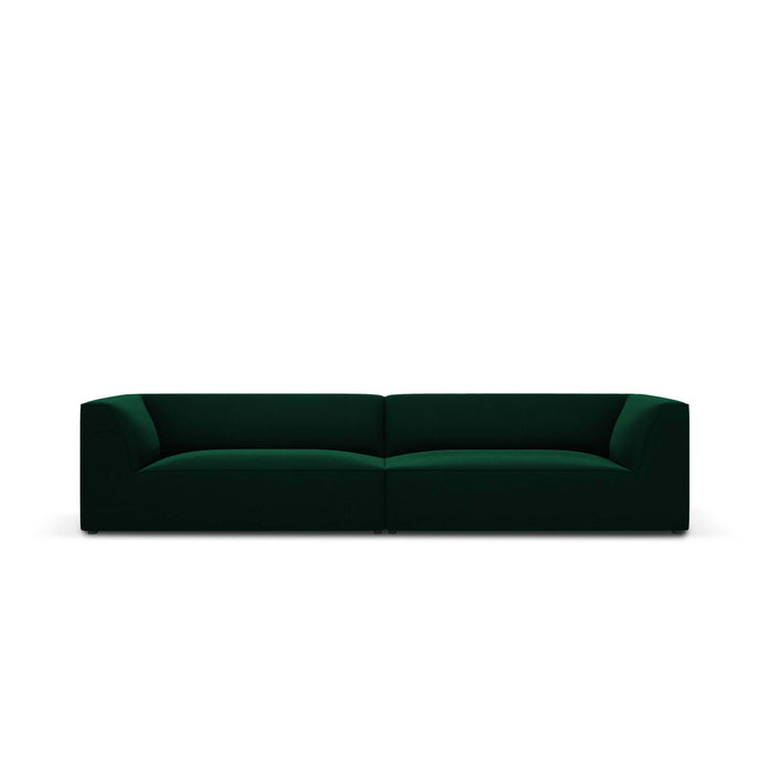 Windsor & Co Sao 4-zitsbank - Velvet - Flessengroen