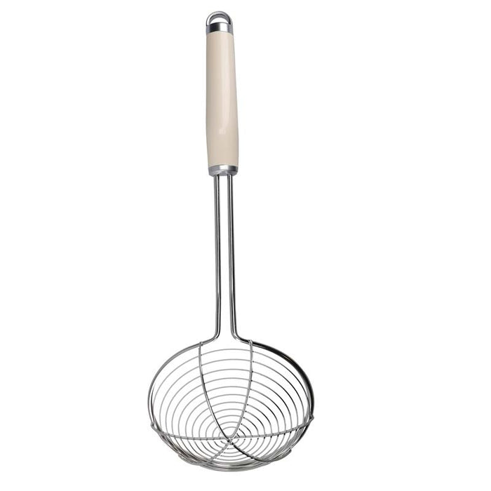 KitchenAid - Schuimspaan, Frituurschep - Almond Cream - Hittebestendig