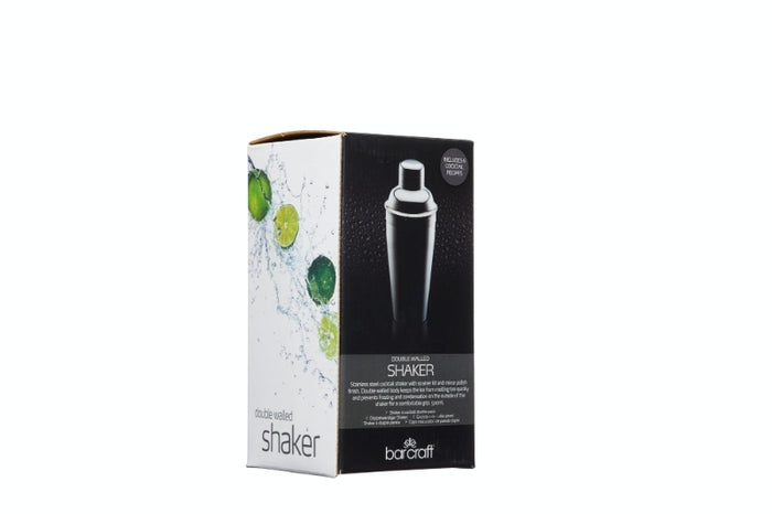 Cocktailshaker, Dubbelwandig, RVS, 0.5 L - BarCraft
