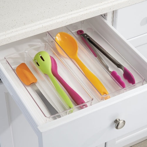 iDesign - Lade Organizer, 2 Vakken, 15.2 x 38.1 x 5.1 cm, Kunststof, T
