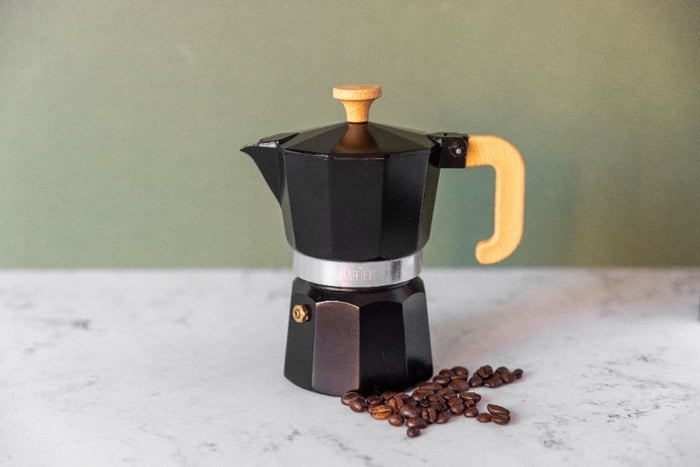 Espresso Maker, 3 Kopjes, Aluminium, Zwart - La Cafetière | Venice