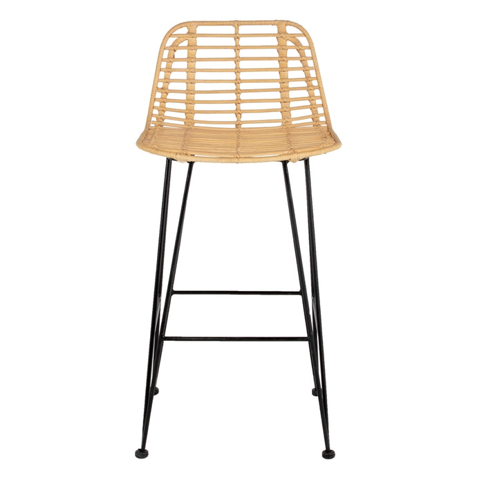 Giga Meubel - Barkruk Yara Rotan Naturel  - Set van 2