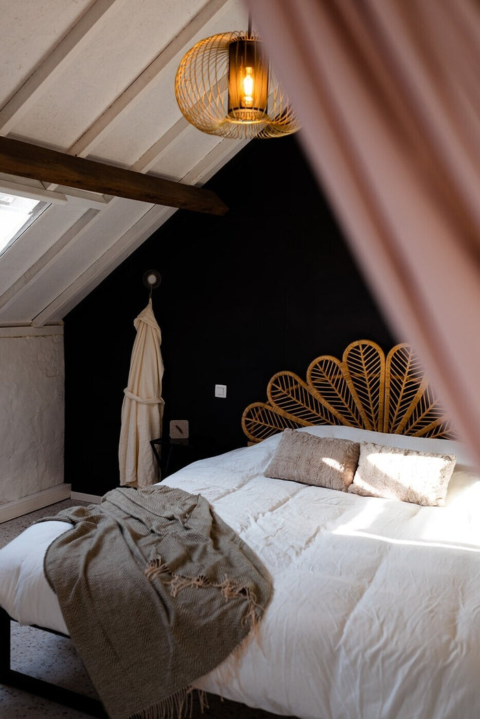 Giga Meubel - Bedwand Rotan - 183 cm - Laure