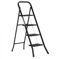 Giga Meubel - Huishoudtrap 4 Treden - Zwart - Anti-Slip - Keukentrap