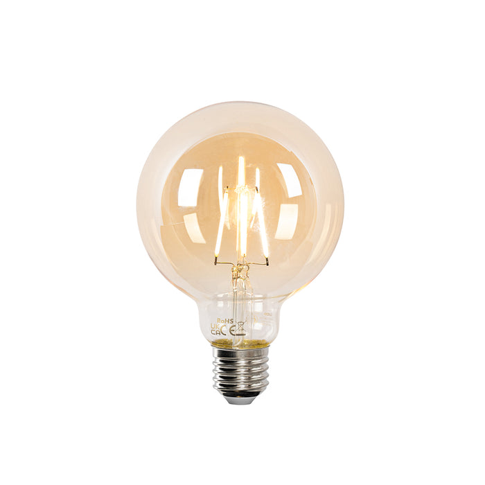 QAZQA Smart buiten hanglamp rotan 3-lichts incl. 3 Wifi G95 - Calamus