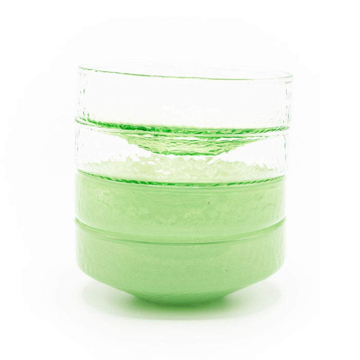 Brût Homeware, Schaaltjes Claude, groen | groen transparant, set van 4