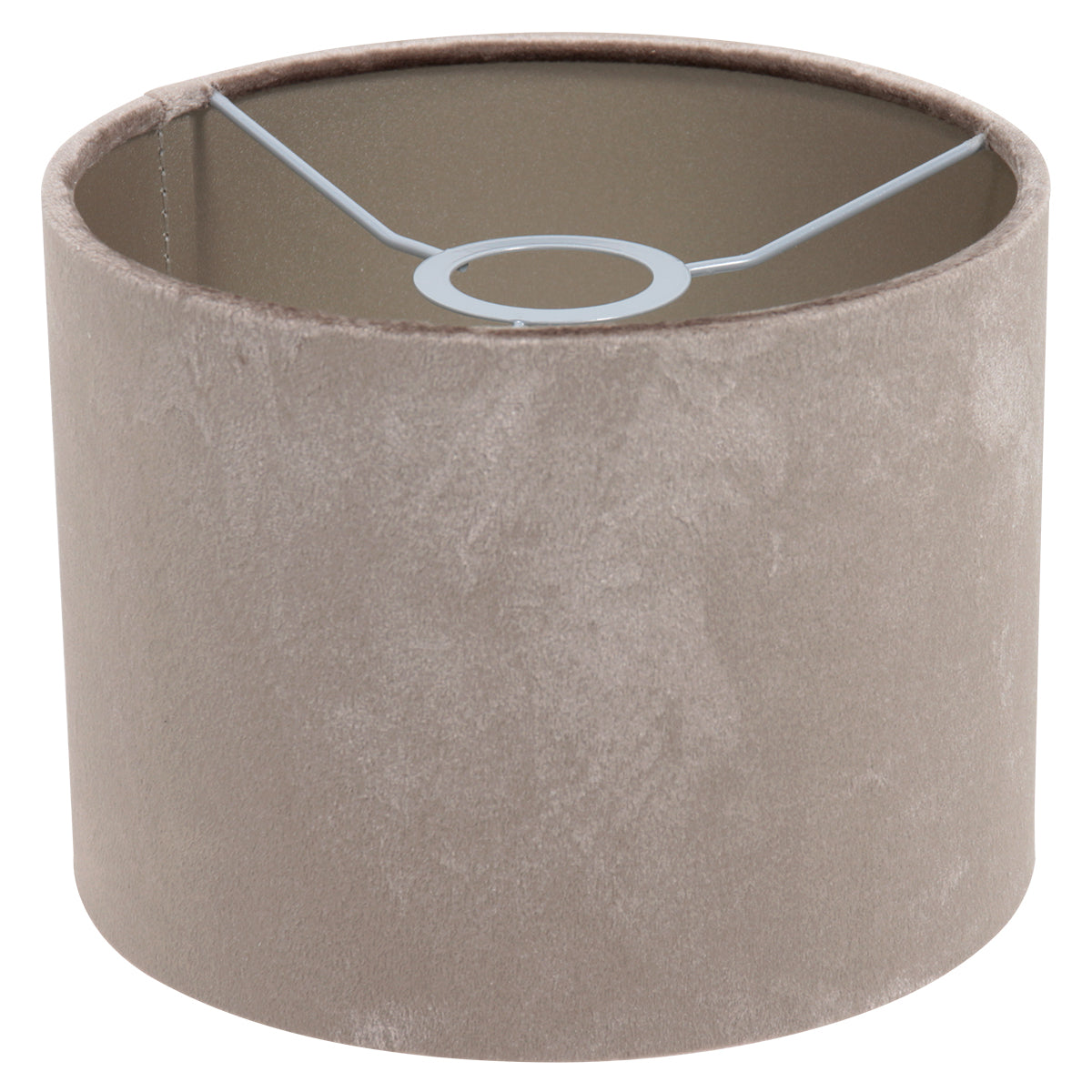 Steinhauer - kap - Shade - zilver - velours stof - Ø 20cm - E27 -