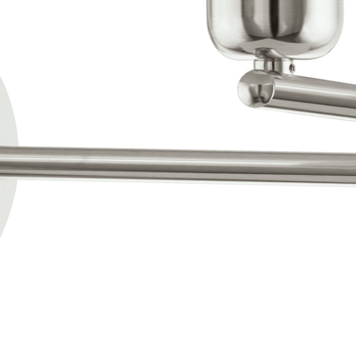 EGLO Maserlo - Wandlamp - 1 Lichts - ø23cm - Nikkel-Mat - Taupe - Goud