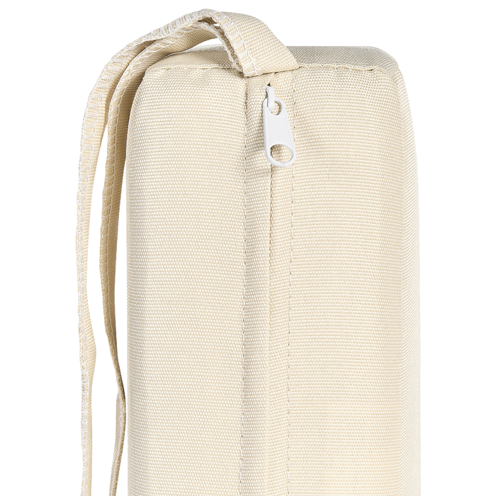 Beliani - MONTESILVANO - Loungeset voor 4 - Wit met Beige - Staal