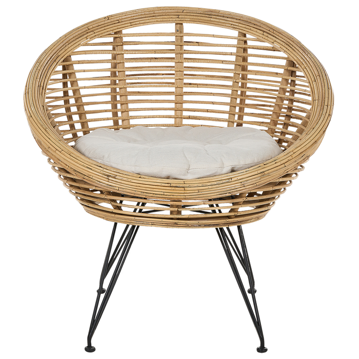 Beliani - MARATEA| CESENATICO - Loungeset met salontafels- Lichtbeige
