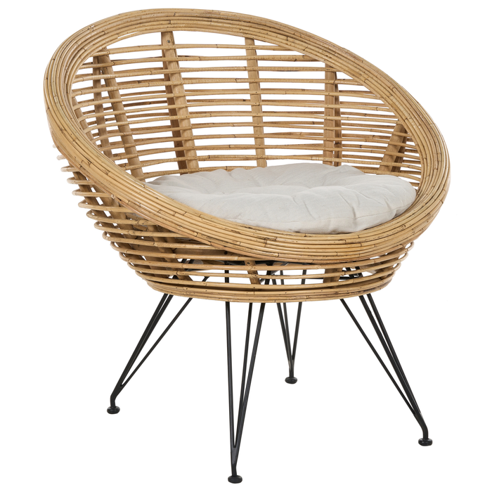 Beliani - MARATEA| CESENATICO - Loungeset met salontafels- Lichtbeige