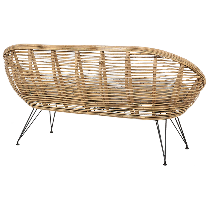 Beliani - MARATEA| CESENATICO - Loungeset met salontafels- Lichtbeige