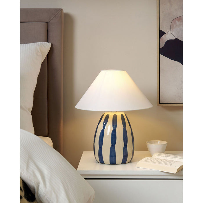 Beliani - LUCHETTI - Tafellamp - Lichtbeige - Keramiek