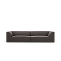 Windsor & Co Sao 4-zitsbank - Velvet - Donkergrijs