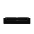 Windsor & Co Sao 4-zitsbank - Velvet - Zwart