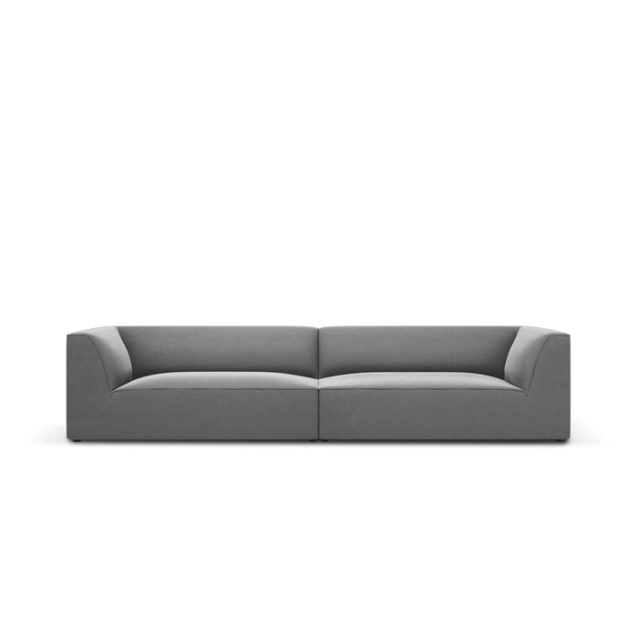 Windsor & Co Sao 4-zitsbank - Velvet - Grijs
