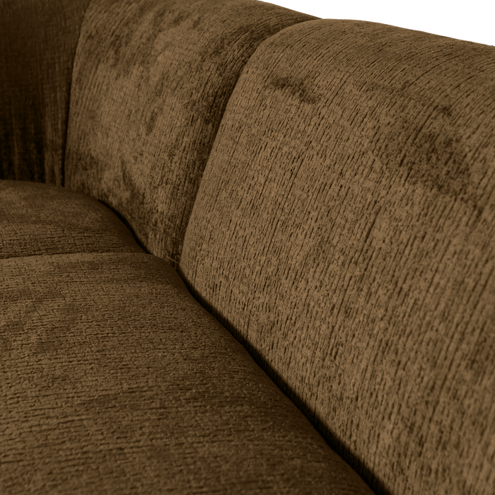 WOOOD Sloping Hoekbank Links - Velvet - Brass
