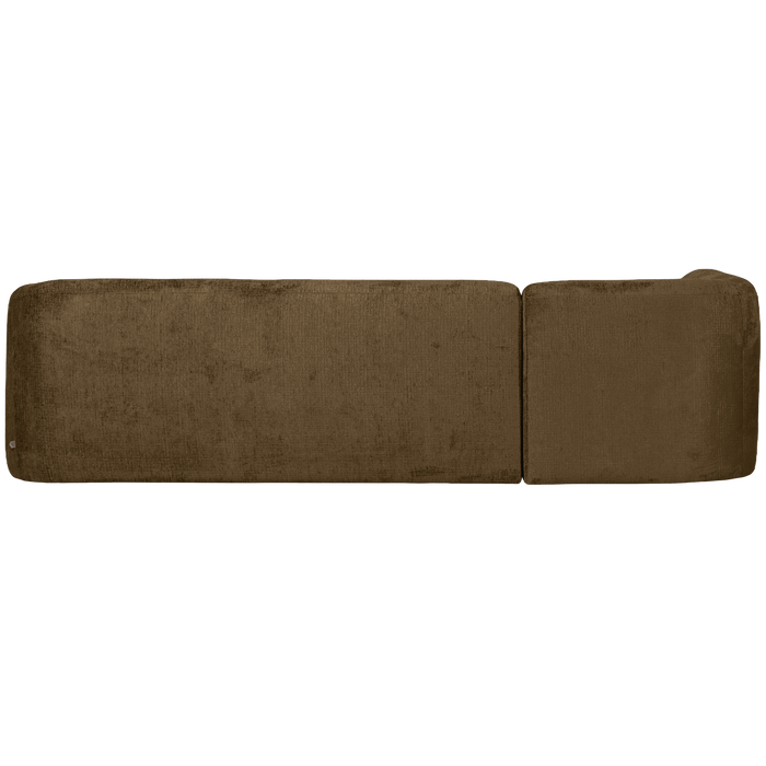 WOOOD Sloping Hoekbank Links - Velvet - Brass