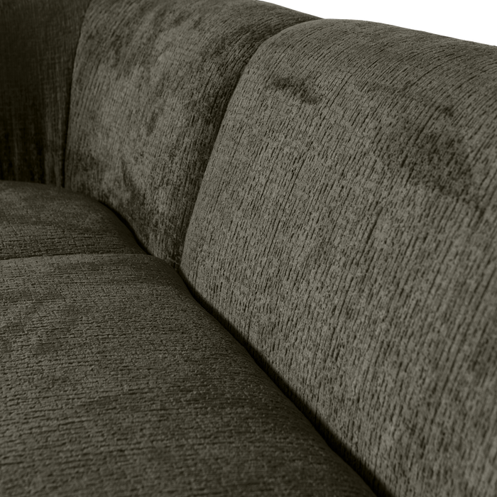 WOOOD Sloping Hoekbank Links - Velvet - Frost