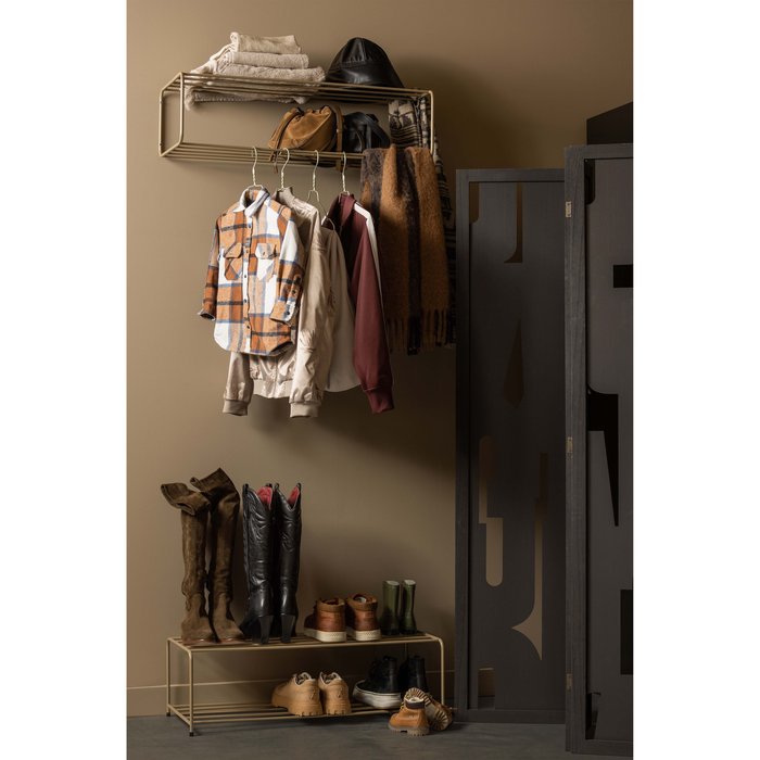 WOOOD Josse Schoenenrek - Metaal - Militair Bruin - 25x80x33