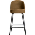 WOOOD Vogue Barkruk H 89 cm - Polyester - Honey Yellow
