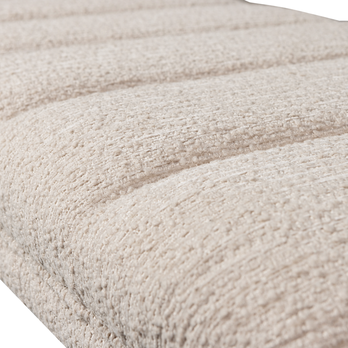 WOOOD Traffic Bankje - Polyester - Naturel - 47x160x47