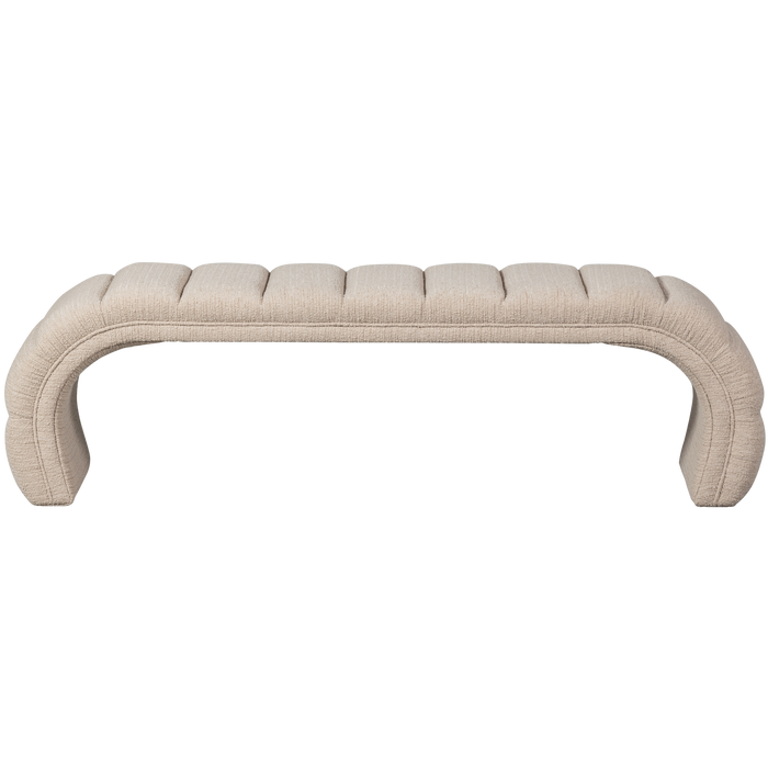 WOOOD Traffic Bankje - Polyester - Naturel - 47x160x47