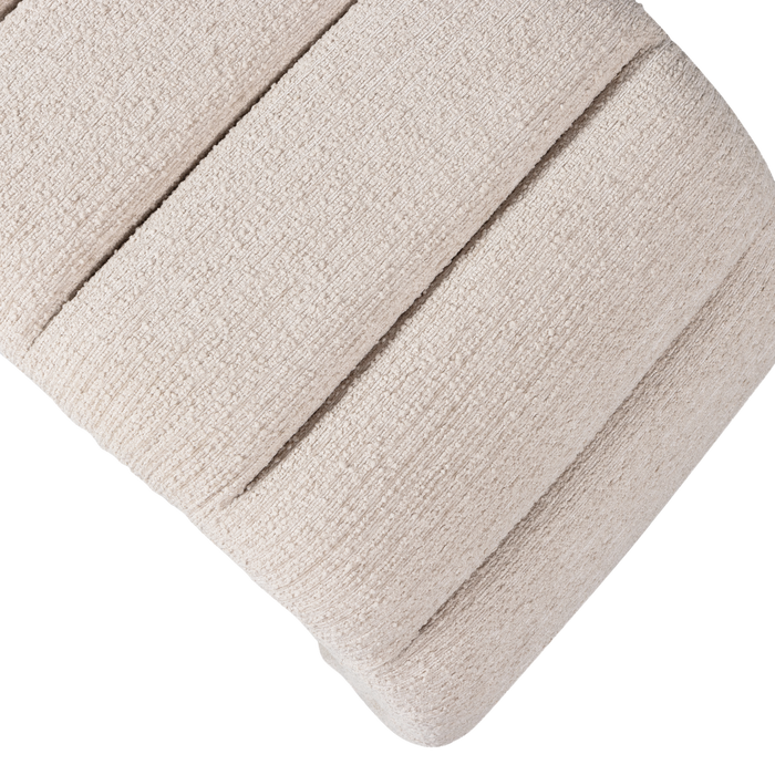 WOOOD Traffic Bankje - Polyester - Naturel - 47x160x47