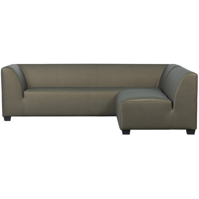 vtwonen Hollandia Hoekbank Buiten - PVC - Groen - 74x230x85